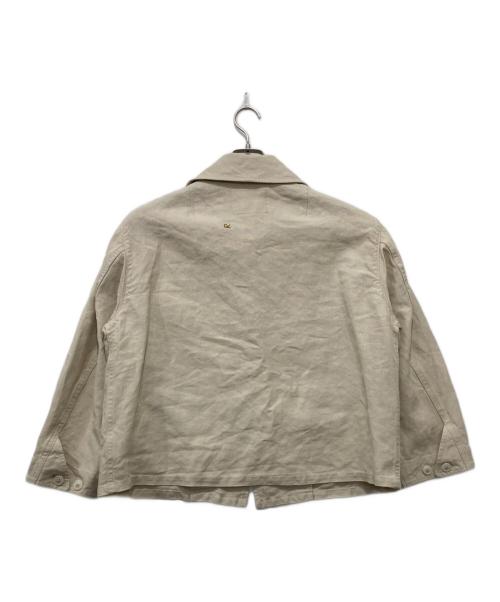 45R（フォーティファイブ・アール）45R (フォーティファイブ・アール) リネンダックの908ハンティングジャケット ベージュ サイズ:2の古着・服飾アイテム