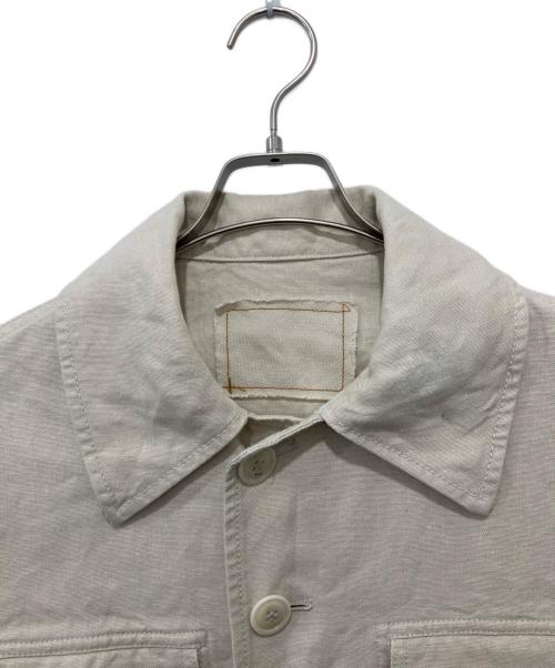 45R（フォーティファイブ・アール）45R (フォーティファイブ・アール) リネンダックの908ハンティングジャケット ベージュ サイズ:2の古着・服飾アイテム