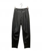 MAISON SPECIALメゾンスペシャル）の古着「フェイクレザーパンツ」｜ブラック