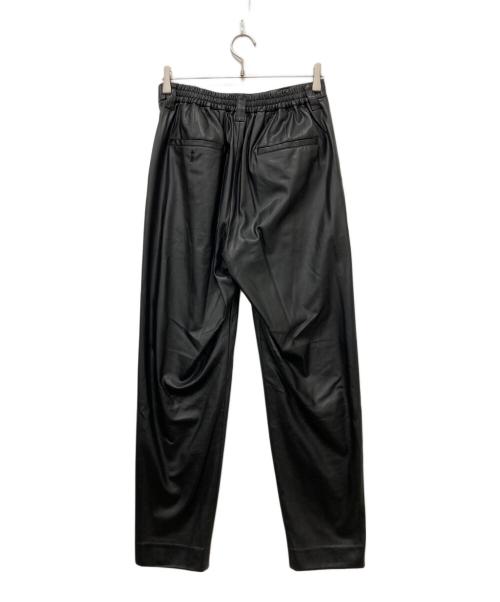 MAISON SPECIAL（メゾンスペシャル）MAISON SPECIAL (メゾンスペシャル) フェイクレザーパンツ ブラック サイズ:01の古着・服飾アイテム