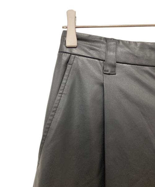 MAISON SPECIAL（メゾンスペシャル）MAISON SPECIAL (メゾンスペシャル) フェイクレザーパンツ ブラック サイズ:01の古着・服飾アイテム