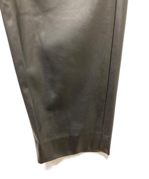 MAISON SPECIAL（メゾンスペシャル）MAISON SPECIAL (メゾンスペシャル) フェイクレザーパンツ ブラック サイズ:01の古着・服飾アイテム