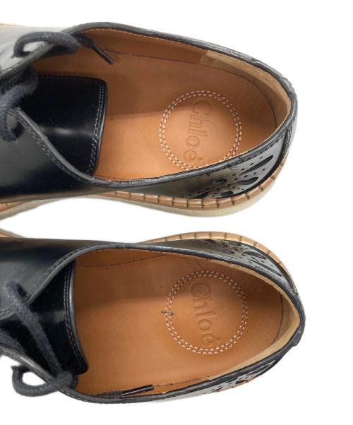 Chloe（クロエ）Chloe (クロエ) レースアップシューズ ブラック サイズ:36の古着・服飾アイテム