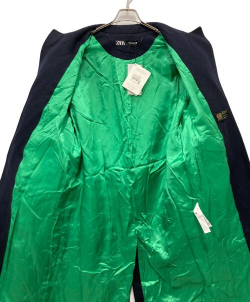 ZARA（ザラ）ZARA (ザラ) マッチングボンバーコート ネイビー サイズ:XSの古着・服飾アイテム