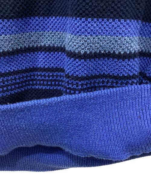 YARDSALE（ヤードセール）YARDSALE (ヤードセール) ボーダーニット ブルー×ネイビー サイズ:XLの古着・服飾アイテム