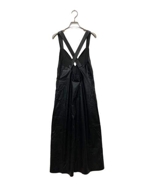sahara（サハラ）sahara (サハラ) フェイクレザーキャミワンピース ブラック サイズ:　の古着・服飾アイテム