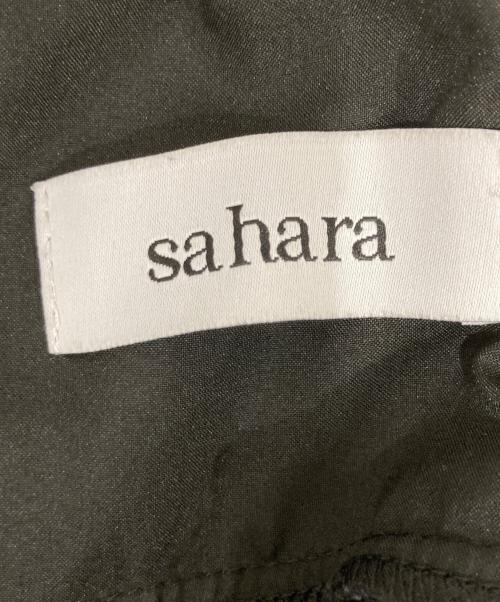 sahara（サハラ）sahara (サハラ) フェイクレザーキャミワンピース ブラック サイズ:　の古着・服飾アイテム