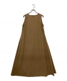 nagonstans（ナゴンスタンス）の古着「Washedタイプライター タンクドレス」｜ベージュ