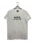 A.P.C.（アーペーセー）の古着「HOMME S/S TEE ロゴプリント Tシャツ」｜ホワイト