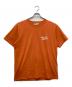 maison kitsune（メゾンキツネ）の古着「プリントTシャツ」｜オレンジ