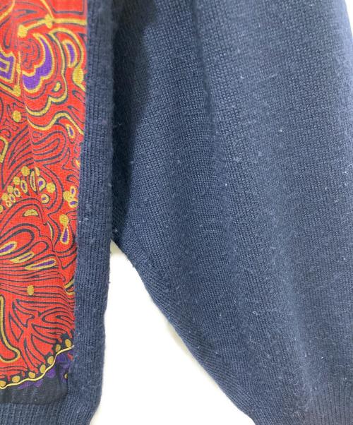 LEONARD（レオナール）LEONARD (レオナール) ウールシルクニット ネイビー サイズ:Lの古着・服飾アイテム