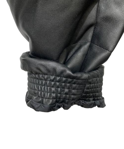 nano・universe（ナノ・ユニバース）nano・universe (ナノ・ユニバース) 西川ダウン　ラムレザーG2ダウン ブラック サイズ:Lの古着・服飾アイテム