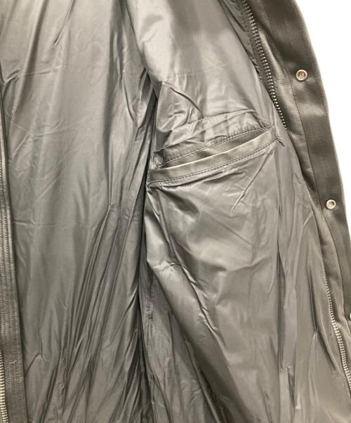 nano・universe（ナノ・ユニバース）nano・universe (ナノ・ユニバース) 西川ダウン　ラムレザーG2ダウン ブラック サイズ:Lの古着・服飾アイテム