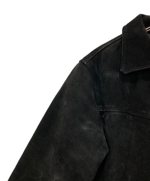Schott（ショット）Schott (ショット) バイカー スウェードプルオーバージャケット/USA製 ブラック サイズ:Mの古着・服飾アイテム