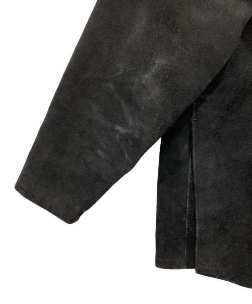 Schott（ショット）Schott (ショット) バイカー スウェードプルオーバージャケット/USA製 ブラック サイズ:Mの古着・服飾アイテム