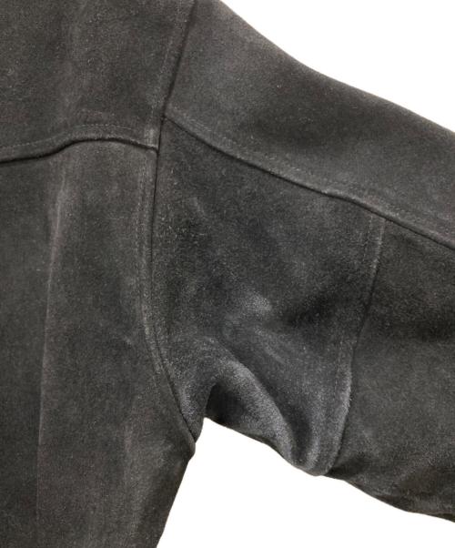 Schott（ショット）Schott (ショット) バイカー スウェードプルオーバージャケット/USA製 ブラック サイズ:Mの古着・服飾アイテム