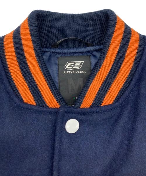 55DSL（フィフテーファイブディーエスエル）55DSL (フィフテーファイブディーエスエル) スタジャンベスト ネイビー サイズ:SIZE Mの古着・服飾アイテム