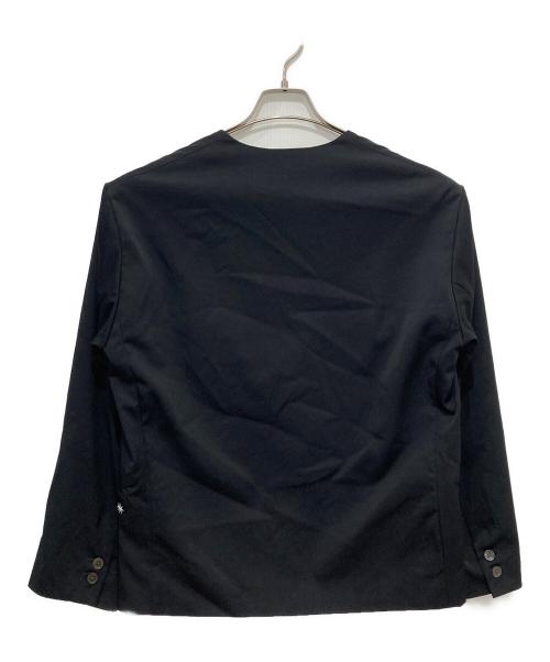 GDC（ジーディーシー）GDC (ジーディーシー) ノーカラージャケット ブラック サイズ:Sの古着・服飾アイテム
