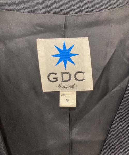 GDC（ジーディーシー）GDC (ジーディーシー) ノーカラージャケット ブラック サイズ:Sの古着・服飾アイテム