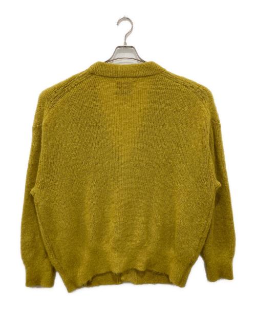 MAISON SPECIAL（メゾンスペシャル）MAISON SPECIAL (メゾンスペシャル) プライムオーバーモヘヤニットカーディガン イエロー サイズ:01の古着・服飾アイテム