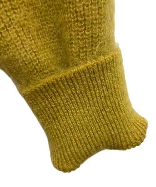 MAISON SPECIAL（メゾンスペシャル）MAISON SPECIAL (メゾンスペシャル) プライムオーバーモヘヤニットカーディガン イエロー サイズ:01の古着・服飾アイテム