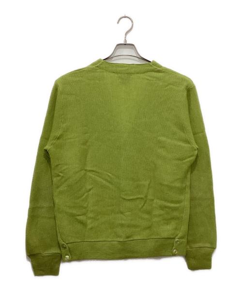 Sears（シアーズ）Sears (シアーズ) 60’ｓアクリルVカーディガン グリーン サイズ:Lの古着・服飾アイテム