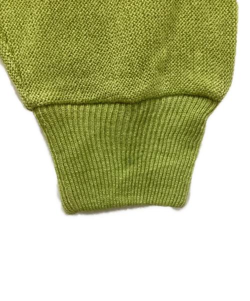 Sears（シアーズ）Sears (シアーズ) 60’ｓアクリルVカーディガン グリーン サイズ:Lの古着・服飾アイテム