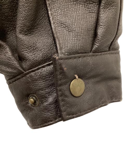 TOWN CRAFT（タウンクラフト）TOWN CRAFT (タウンクラフト) レザージャケット/豚革/80's/PIG NAPPA ブラウン サイズ:Lの古着・服飾アイテム