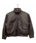 TOWN CRAFT（タウンクラフト）の古着「レザージャケット/豚革/80's/PIG NAPPA」｜ブラウン