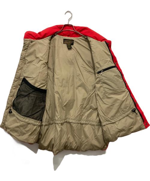 Eddie Bauer（エディーバウアー）Eddie Bauer (エディーバウアー) ダウンベスト ベージュ×レッド サイズ:XXLの古着・服飾アイテム
