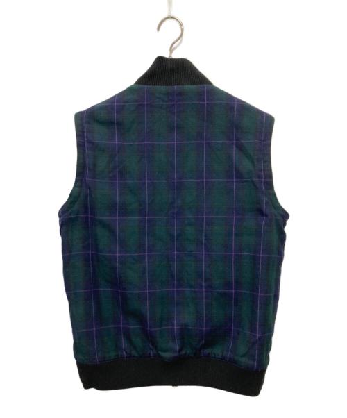 FRED PERRY（フレッドペリー）FRED PERRY (フレッドペリー) 4WAYリバーシブルブルゾン ボルドー×グリーン サイズ:Mの古着・服飾アイテム