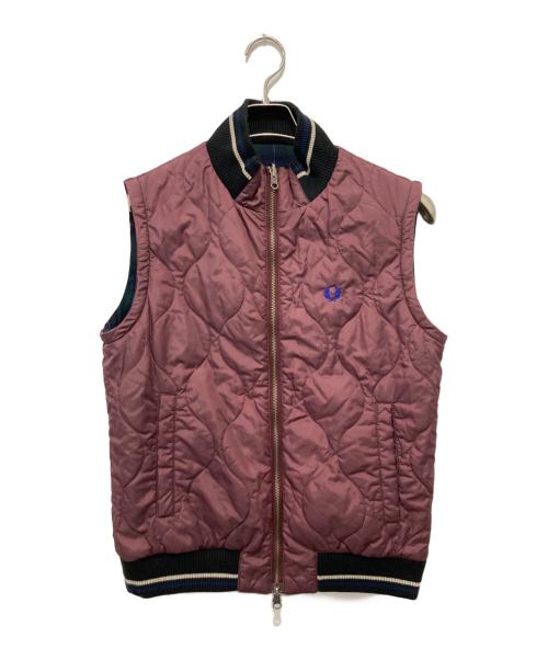 FRED PERRY（フレッドペリー）FRED PERRY (フレッドペリー) 4WAYリバーシブルブルゾン ボルドー×グリーン サイズ:Mの古着・服飾アイテム