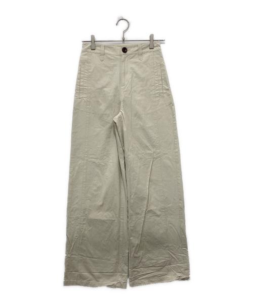 Fano Studios（ファノ ストゥディオズ）Fano Studios (ファノ ストゥディオズ) ストレートワイドコットンパンツ ベージュ サイズ:Sの古着・服飾アイテム