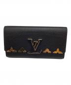 LOUIS VUITTONルイ ヴィトン）の古着「ポルトフォイユ・カプシーヌ」｜ブラック