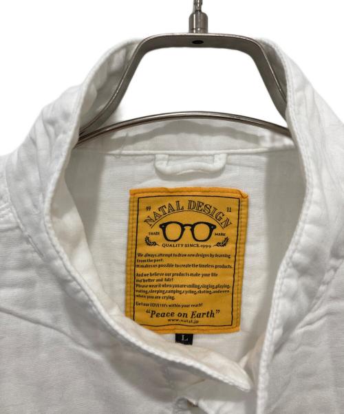 NATAL DESIGN（ネイタルデザイン）NATAL DESIGN (ネイタルデザイン) コットンシャツ ホワイト サイズ:Lの古着・服飾アイテム