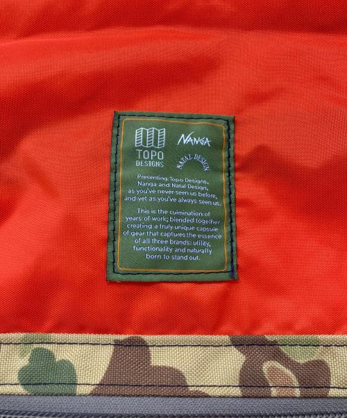 NANGA（ナンガ）NANGA (ナンガ) NATAL DESIGN (ネイタルデザイン) TOPO DESIGNS (トポデザイン) 3WAYコラボバッグ ベージュの古着・服飾アイテム