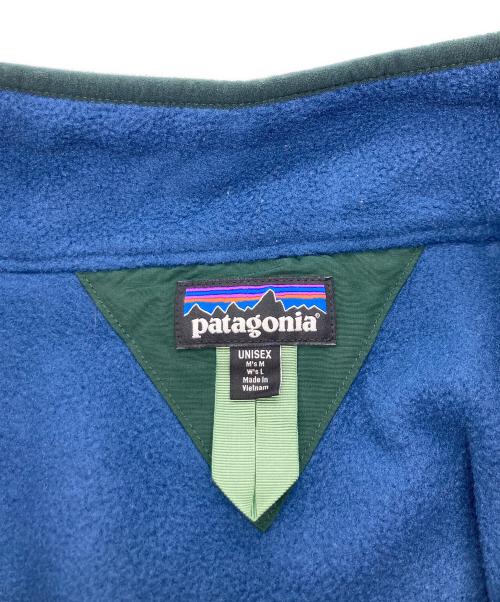 Patagonia（パタゴニア）Patagonia (パタゴニア) Synchilla Anorak グリーン×ネイビー サイズ:Mの古着・服飾アイテム