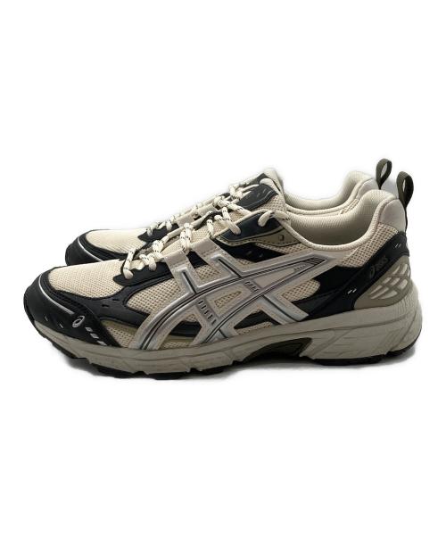 asics（アシックス）asics (アシックス) GEL-NUNOBIKI ブラック×ベージュ サイズ:26cmの古着・服飾アイテム