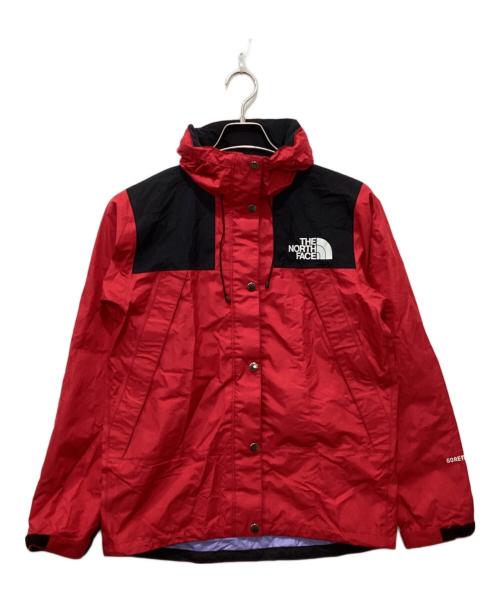 THE NORTH FACE（ザ ノース フェイス）THE NORTH FACE (ザ ノース フェイス) ゴアテックスマウンテンレインジャケット レッド×ブラック サイズ:Lの古着・服飾アイテム