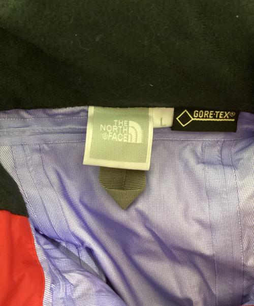 THE NORTH FACE（ザ ノース フェイス）THE NORTH FACE (ザ ノース フェイス) ゴアテックスマウンテンレインジャケット レッド×ブラック サイズ:Lの古着・服飾アイテム