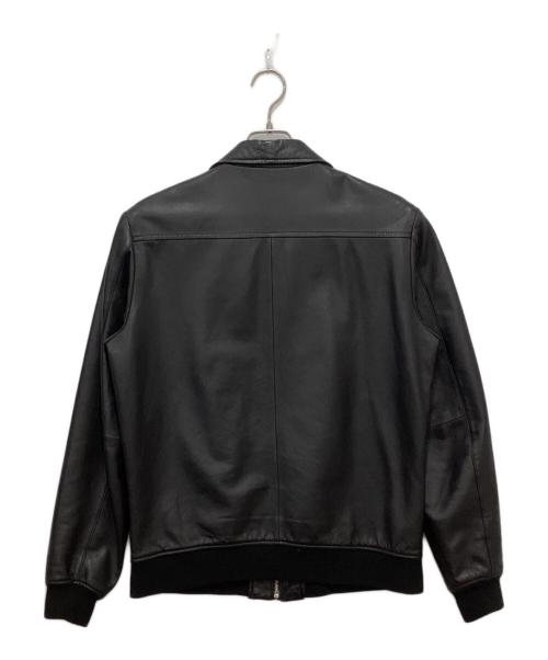 Ron Herman（ロンハーマン）Ron Herman (ロンハーマン) ラムレザージャケット ブラック サイズ:Ｍの古着・服飾アイテム