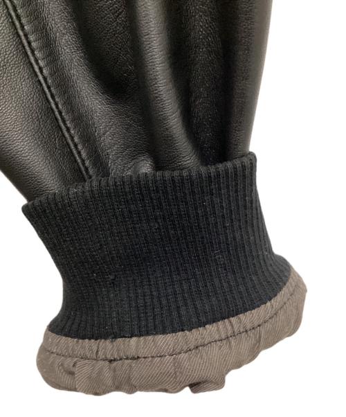 Ron Herman（ロンハーマン）Ron Herman (ロンハーマン) ラムレザージャケット ブラック サイズ:Ｍの古着・服飾アイテム