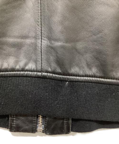 Ron Herman（ロンハーマン）Ron Herman (ロンハーマン) ラムレザージャケット ブラック サイズ:Ｍの古着・服飾アイテム