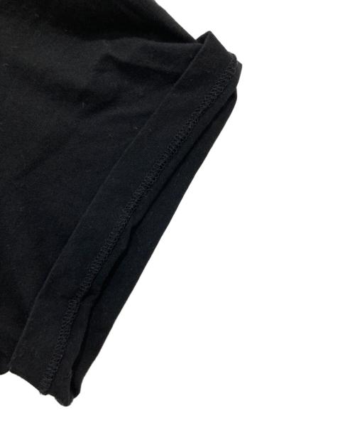 Yohji Yamamoto pour homme（ヨウジヤマモト プールオム）Yohji Yamamoto pour homme (ヨウジヤマモト プールオム) 半袖段違いヤギ柄tシャツ ブラック サイズ:3の古着・服飾アイテム