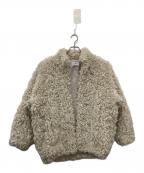 CLANEクラネ）の古着「TANAKA MINAMI CURL FUR SHORT COAT」｜ホワイト