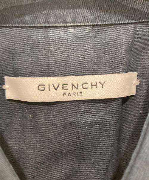 GIVENCHY（ジバンシィ）GIVENCHY (ジバンシィ) Xジップデザインロング長袖シャツ ブラック サイズ:　の古着・服飾アイテム