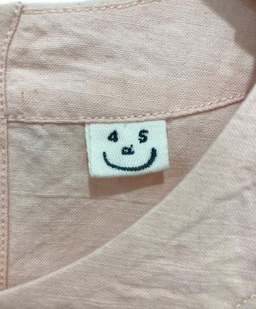 45R（フォーティファイブ・アール）45R (フォーティファイブ・アール) ノースリーブワンピース ピンク サイズ:2の古着・服飾アイテム