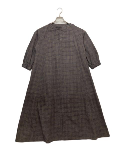 45R（フォーティファイブ・アール）45R (フォーティファイブ・アール) 撚杢コットンツイードのセイルドレス ベージュ サイズ:　の古着・服飾アイテム