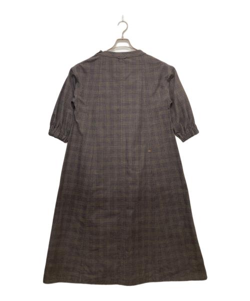 45R（フォーティファイブ・アール）45R (フォーティファイブ・アール) 撚杢コットンツイードのセイルドレス ベージュ サイズ:　の古着・服飾アイテム