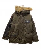 AVIREXアヴィレックス）の古着「CUSTOM N-3B TOP GUN」｜オリーブ